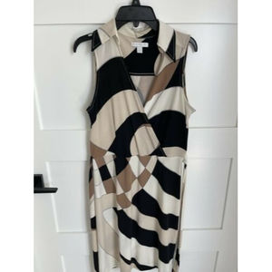 NEW YORK & COMPANY  Summer Spring  FAUX WRAP DRESS SIZE S